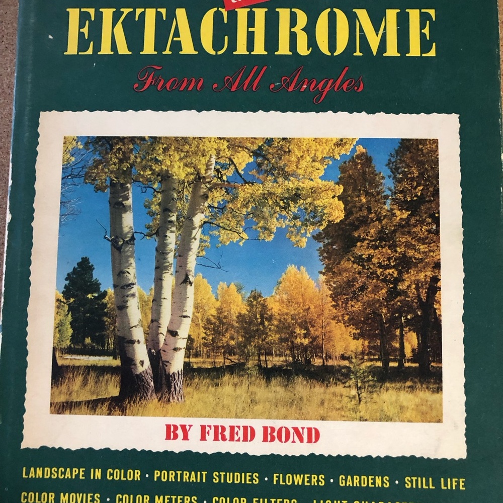 Vintage Ektachrome Photography Book Hardcover